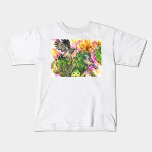 Cactus Wrens Kids T-Shirt